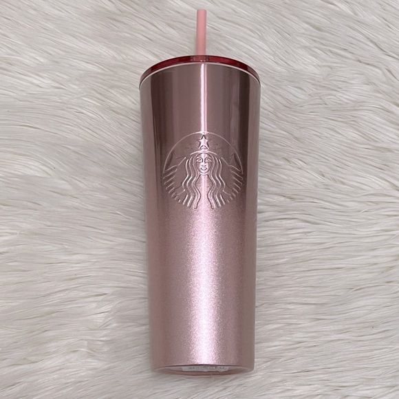 Starbucks Other - STARBUCKS Rose Gold Stainless Steel Tumbler